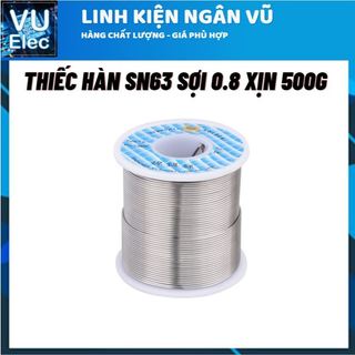 Thiếc Hàn SN63 0.8MM 500g