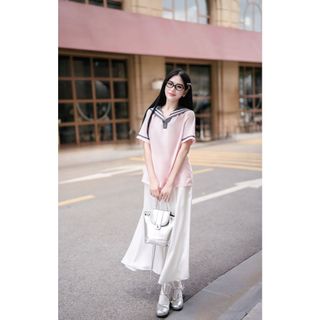 Chân váy lụa dài nữ Nami shirt Meemdy chất lụa hàn