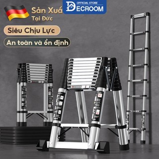 DECROOM Thang Gấp Gọn Inox Thang Nhôm Chữ A 2.7M 3.1M 3.9M 4.7M 5.1M