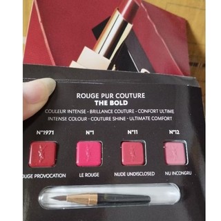 Bảng test 4 Màu Son Nhung Lỳ Siêu Sang Chảnh The Slim Velvet Sample mini