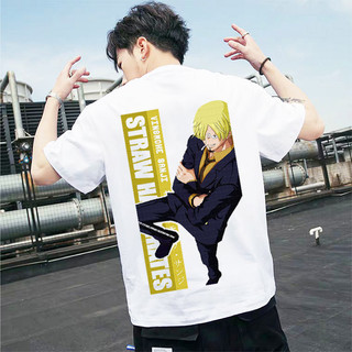 Áo thun nam nữ in hình họa tiết anime One Piece Sanji (mẫu N03)