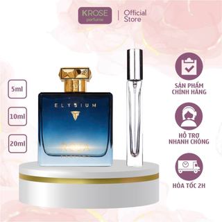 [Mẫu thử chính hãng] Nước hoa nam Ro.Ja Elysium Parfums Cologne ống 5ml, 10ml sang trọng mát mẻ