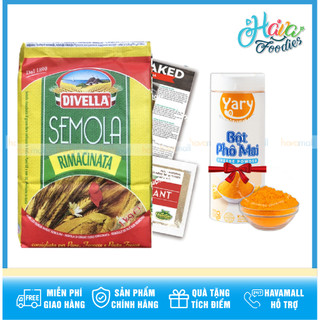 [TẶNG MEN + HƯỚNG DẪN] Bột Lúa Mì Chuyên Làm Pasta Semola Divella 1kg