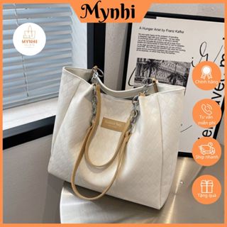 Túi xách nữ tote da pu công sở để vừa A4 đi học đi chơi phong cách hàn quốc giá rẻ đẹp MYNHI SMN706