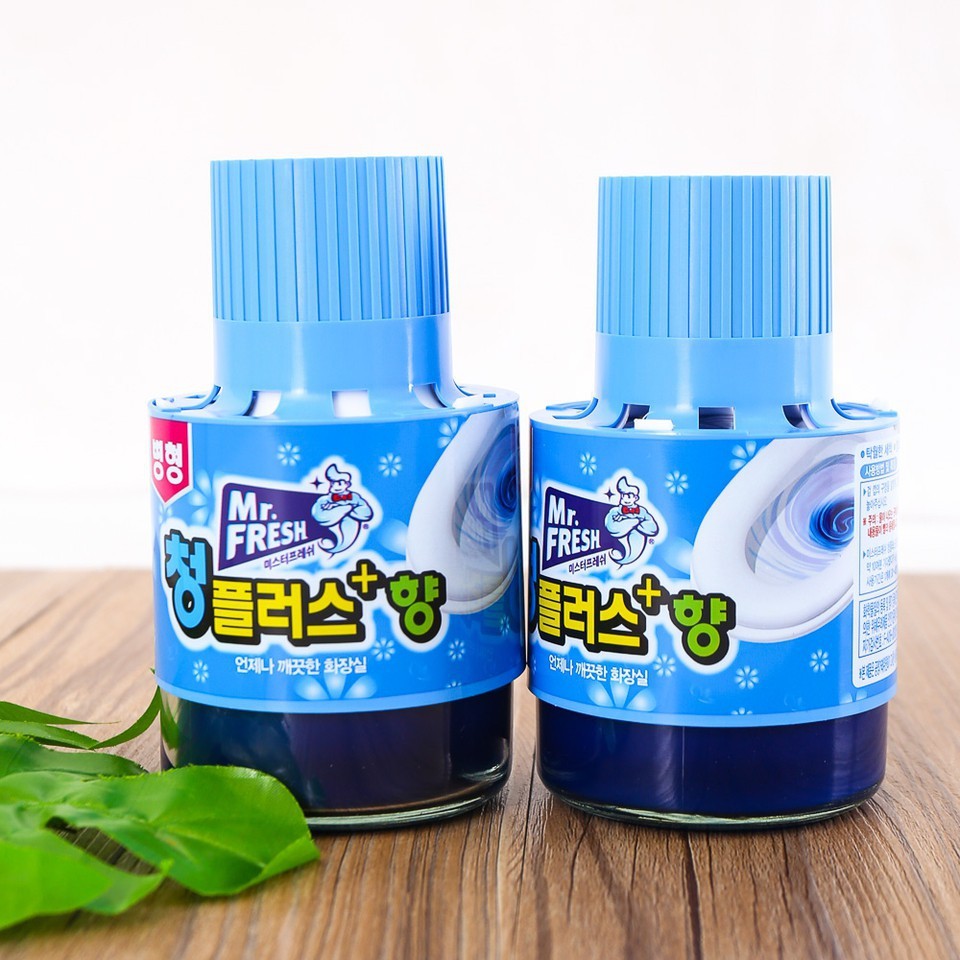Combo 2 Cốc thả bồn cầu tẩy xanh toilet Mr.Fresh - Hàn Quốc 180g hương Ngàn hoa (hàng chính hãng)