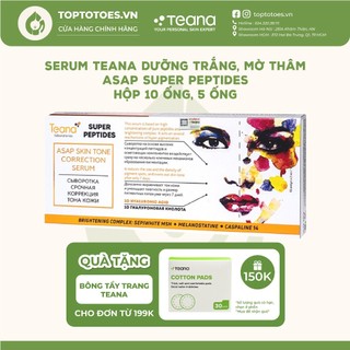 Serum Teana Super Peptides ASAP dưỡng trắng, mờ thâm, cải thiện kết cấu da