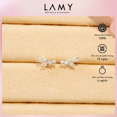 Khuyên tai bạc nữ LAMY Evelyn Stud Silver Earrings 3229 - Khuyên tai bạc ta