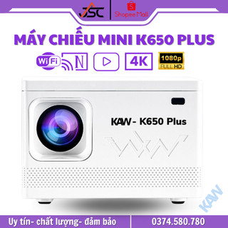 Máy Chiếu Mini KAW K650 Plus Full HD Hàng Chính Hãng Chất Lượng Tốt - Bảo Hành 12 Tháng - 1 Đổi 1