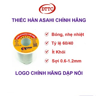 Thiếc hàn asahi chính hãng 60/40 250gam 0.6mm 0.8mm 1.0mm