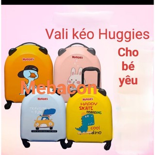 Vali kéo du lịch cho bé (màu trắng)