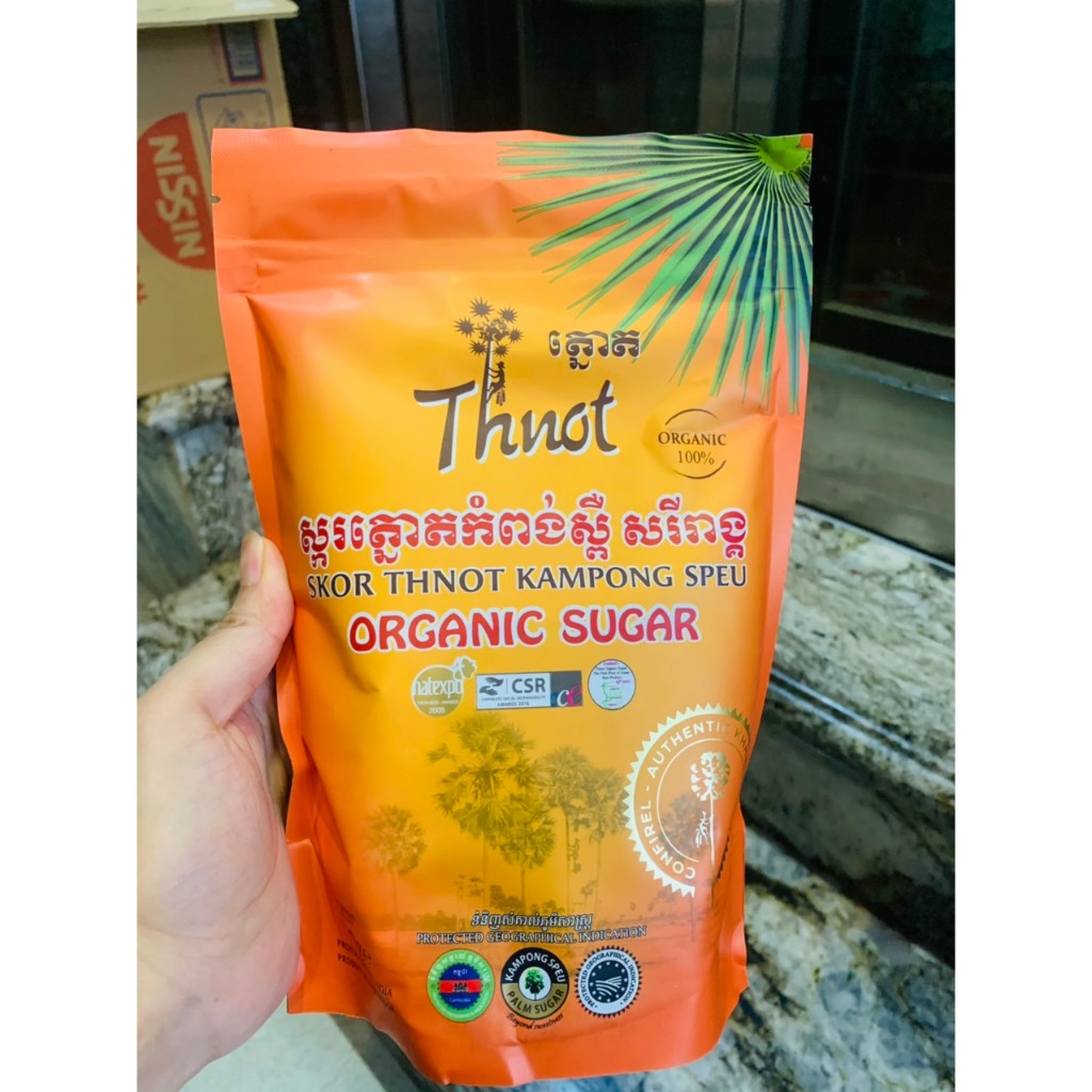 ĐƯỜNG THỐT NỐT HỮU CƠ 500g.(thornor)