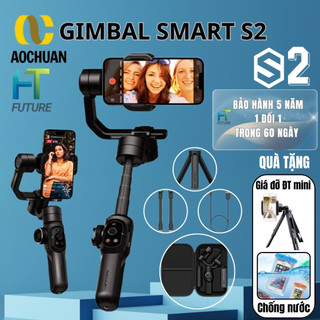 Gimbal Chống Rung Điện Thoại Smart S2 AOCHUAN, Gậy Chống Rung Quay Phim, Quay Video Cho Điện Thoại