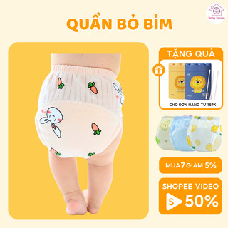 Quần bỏ bỉm Baby House siêu thấm hút cho bé trai bé gái từ 5-20kg (QB01)