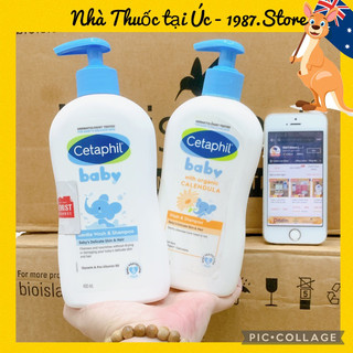 Sữa tắm Cetaphil 399ml Úc, Chai vòi