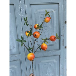 Cành lựu 7 quả cắm bình decor