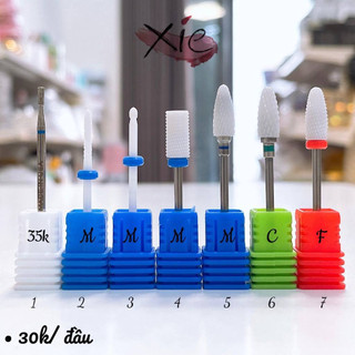 Đầu mài sứ dũa phá móng chuyên nghiệp - Đầu mài ceramic mài phá, mài mịn, mài khóe làm nail loại tốt (lẻ chiếc) 💕