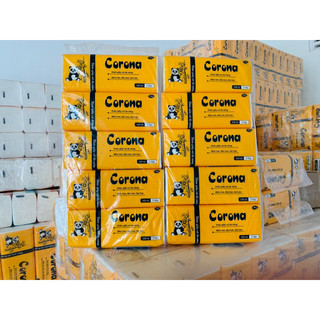 5 bịch khăn giấy rút Corona 500 tờ 3 lớp