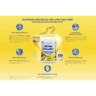 Sữa Bột Nutifood GrowPlus Sữa Non 800gram
