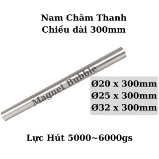 Thanh nam châm lọc sắt tiện dụng phi 20x300, 25x300, 32x300 lực hút mạnh.