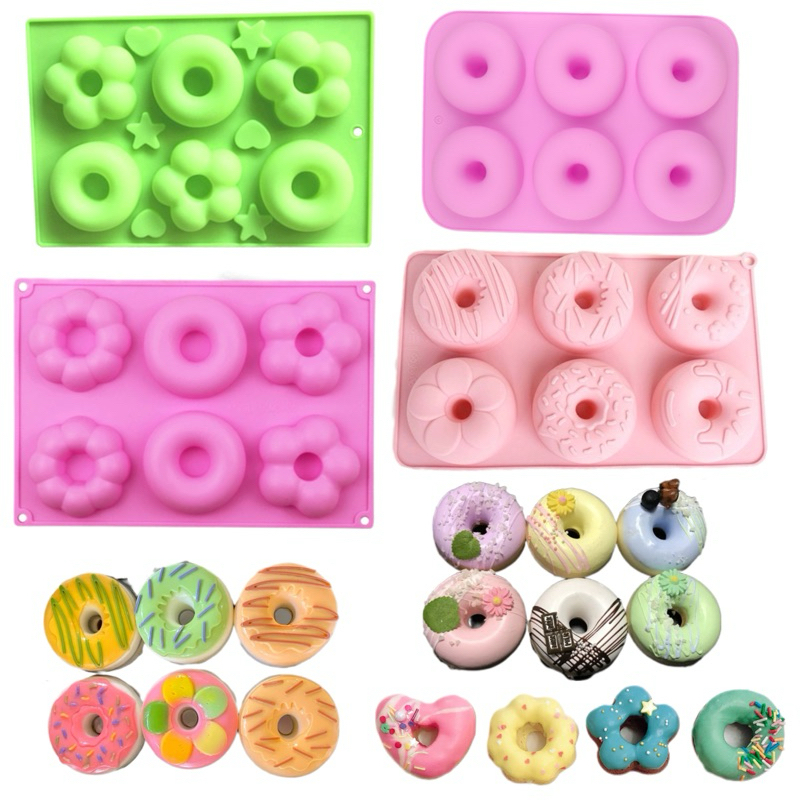 Khuôn silicon donut khuôn thạch khuôn bánh