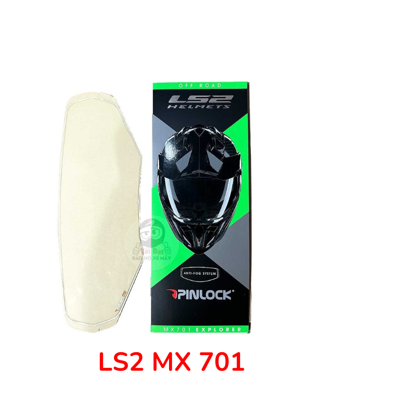 Phụ kiện mũ nón bảo hiểm Pinlock LS2 MX701 trong suốt, phiên bản kính có nút gắng chống đọng sương
