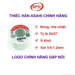 Thiếc hàn asahi chính hãng 63/37 500gam 0.6mm 0.8mm 1.0mm 1.2mm