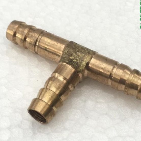 2 cái T 12 đồng chia bếp ga ( nối 2 bếp ga sử dụng 1 bình ga)