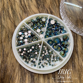 Đá swarovski áo màu irig lẻ sz 7-9-12-16-20-30