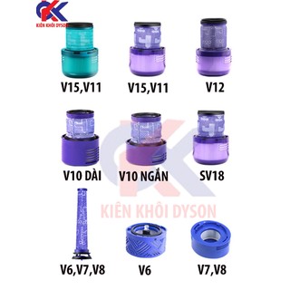 Bộ lọc hepa, filter tương thích cho máy máy hút bụi Dy son V15, V12, V11, SV18, V10, V8, V7