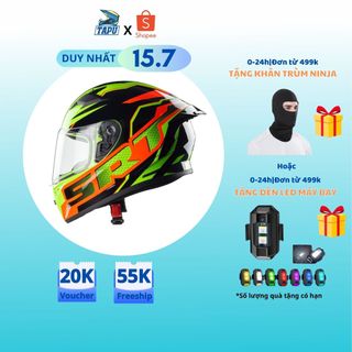 Mũ bảo hiểm fullface 1 kính yohe 978 plus srt panda - tapu shop