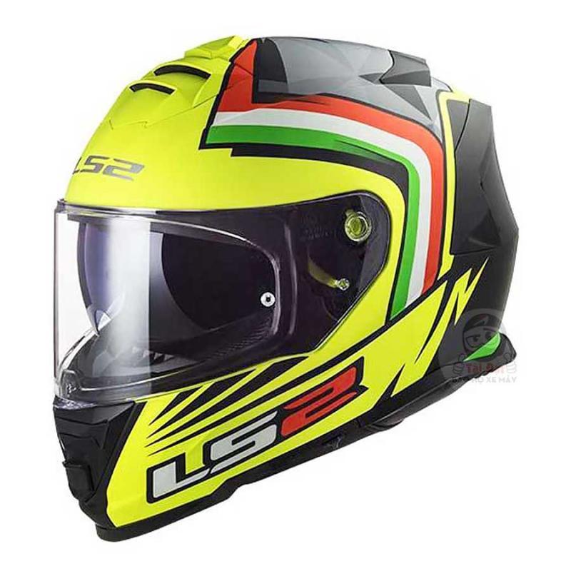 Mũ nón bảo hiểm fullface FF800 2 kính LS2 Storm Nepa