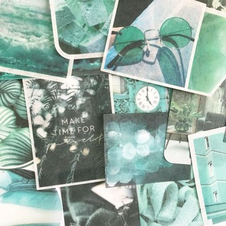 Set 40 sticker giấy washi trang trí planner STG080 Gachini