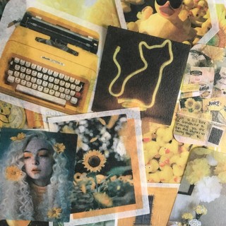 Set 40 sticker giấy washi trang trí planner STG080 Gachini
