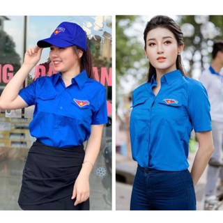 Áo Đoàn Thanh Niên Cộc Tay