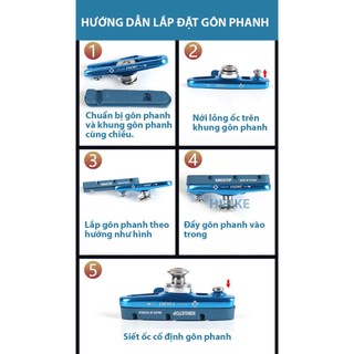 Gôn phanh xe đạp KINGSTOP Gôm Thắng Má Phanh xe đạp