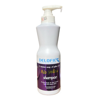 Dầu gội tím khử sắc tố vàng Delofil No Yellow Shampoo 500ml