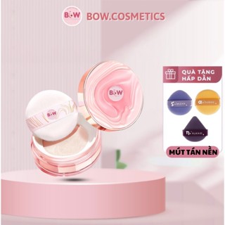 [Hoả Tốc] Phấn Phủ Kiềm Dầu MEI.KING Chống Thấm Nước,Phấn Phủ Dạng Bột Hoa Hồng Mềm Mịn Chính Hãng