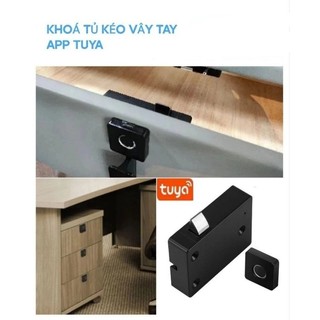 Khoá tủ kéo thông minh app Tuya pin sạc