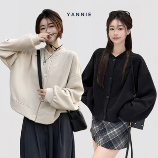 Áo khoác bomber cardigan dáng ngắn croptop Yannie