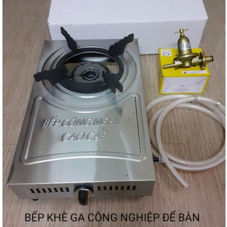 Bếp Khè Công Nghiệp Để Bàn Kèm Van Dây (Bếp Ga Công Nghiệp Để Bàn) - Bếp Gas Công Nghiệp Đơn (Bếp Gas Công Nghiệp Gia Đì