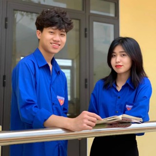 áo đoàn thanh niên sơ mi dài tay Nam/ Nữ