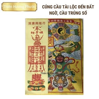 Cúng cầu con vàng mã có linh phù