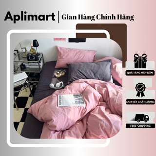 Bộ Chăn Ga Giường Tc Notag 2024 Aplimart Shop, Set 4 Món Cotton Tici Đủ Size Free Bo Chun