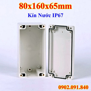 Tủ điện nhựa chống thấm nước DS-AG-0816-S (80*160*55) 💥VIP💥 hộp điện nhựa dùng ngoài trời bảo vệ thiết bị điện