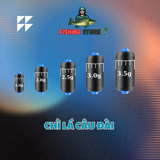 [ 20 Viên ] Chì Lá Câu Đài, Câu Cá Đầy Đủ Kích Thước