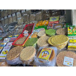 Bánh tráng dừa lá dứa_ăn liền