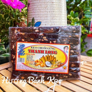[Hộp 400G]Kẹo chuối gừng đậu phộng Thanh Long