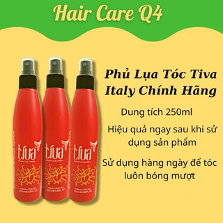 Xịt dưỡng tóc TIVA công nghệ Italy hàng công ty chính hãng, Dưỡng Phủ Lụa Tóc Tiva - Hair Care Q4