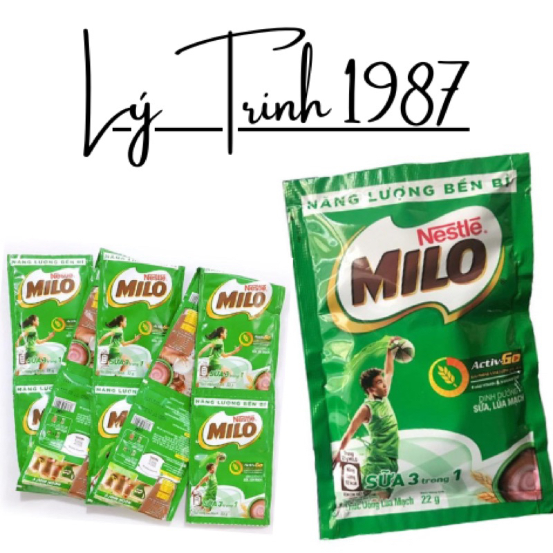 Thức uống lúa mạch milo 3 in 1 - Bịch (22g x 15gói)