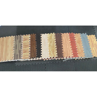 Thảm xốp lót sàn vân gỗ 60×60×1cm